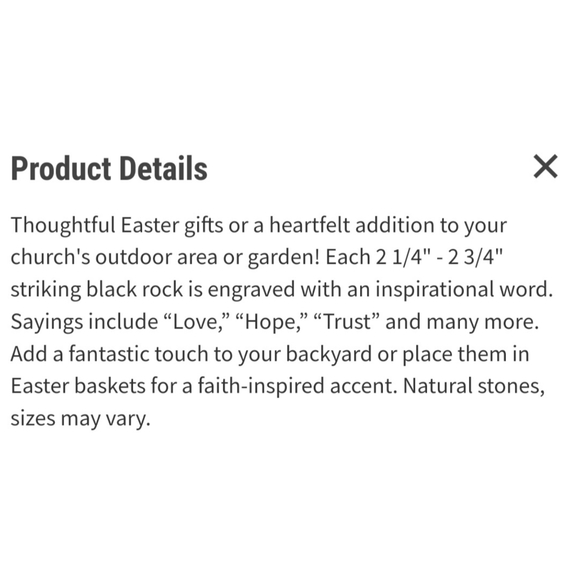 🌺3 for $10 New! Faith Worry Stones Set - Picture 4 of 4